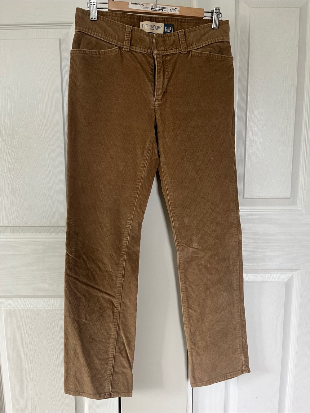 GAP Straight Leg Corduroy Pants in Brown